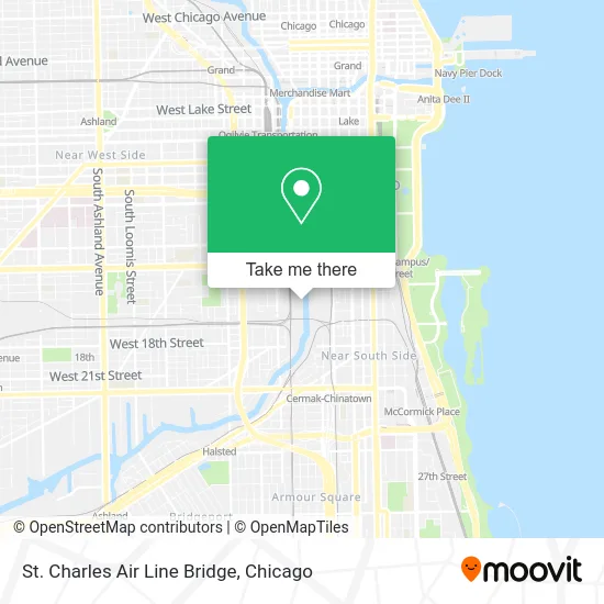 St. Charles Air Line Bridge map