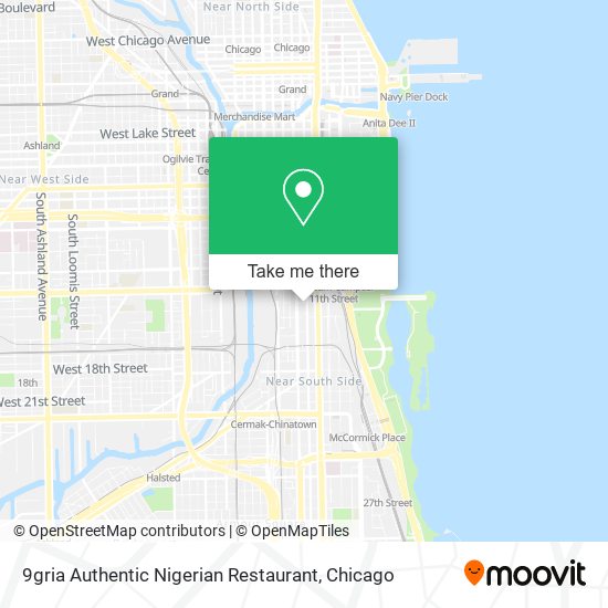 Mapa de 9gria Authentic Nigerian Restaurant