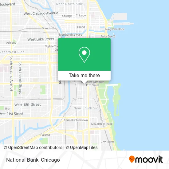 National Bank map