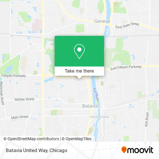 Batavia United Way map