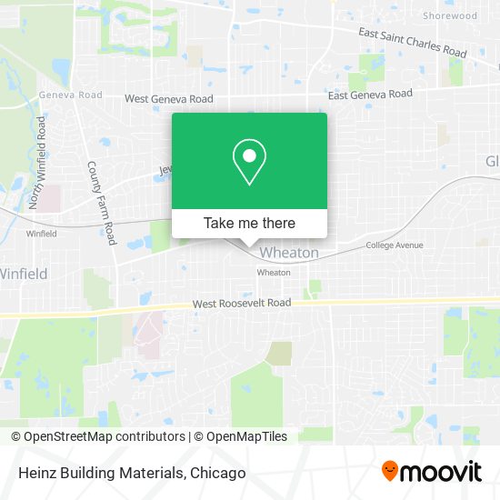 Heinz Building Materials map