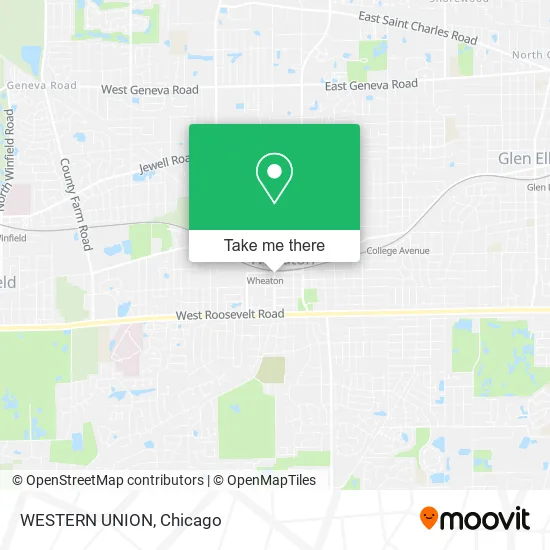 Mapa de WESTERN UNION