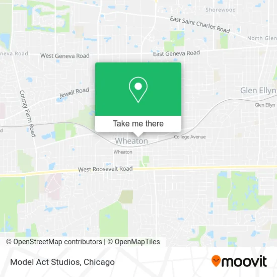 Model Act Studios map