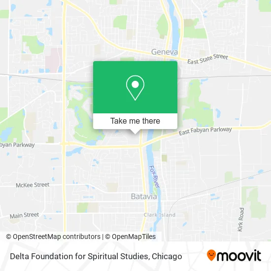 Delta Foundation for Spiritual Studies map