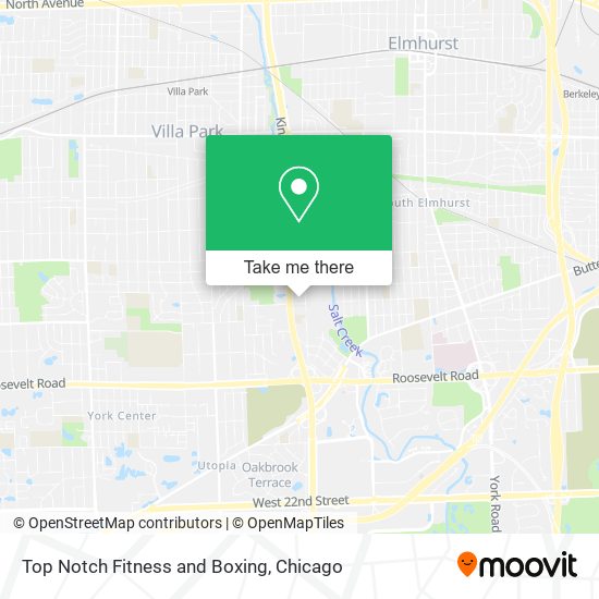 Top Notch Fitness and Boxing map