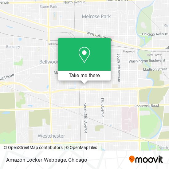 Mapa de Amazon Locker-Webpage