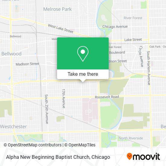 Alpha New Beginning Baptist Church map