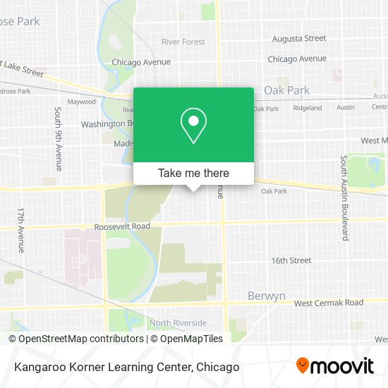 Mapa de Kangaroo Korner Learning Center