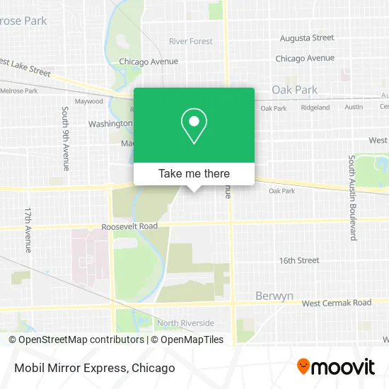 Mapa de Mobil Mirror Express