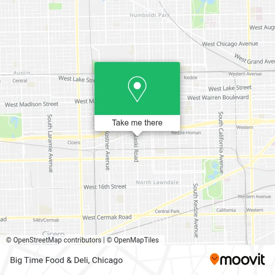 Big Time Food & Deli map