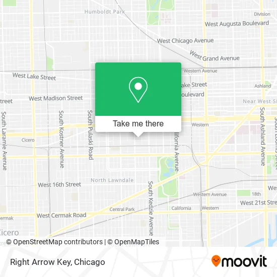 Right Arrow Key map