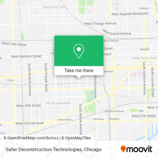 Safer Deconstruction Technologies map