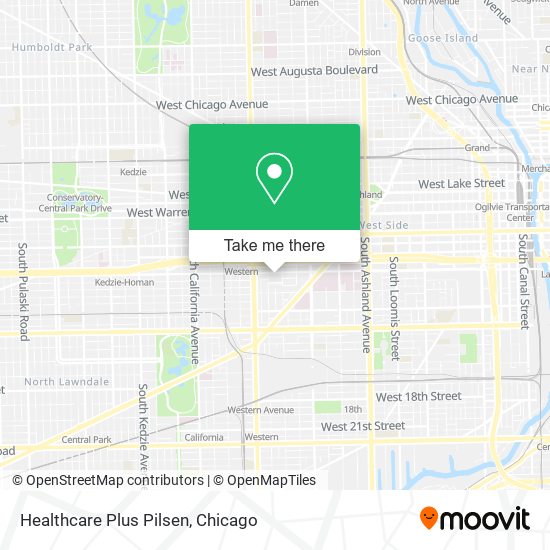 Healthcare Plus Pilsen map