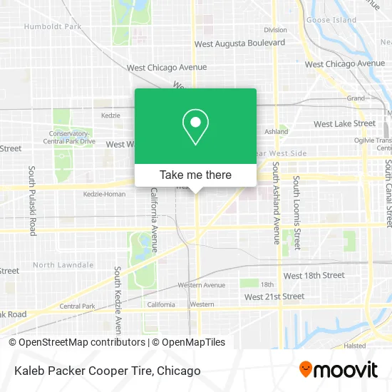 Kaleb Packer Cooper Tire map