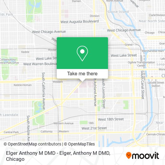 Elger Anthony M DMD - Elger, Anthony M DMD map