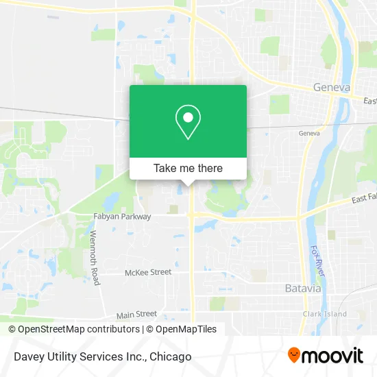 Davey Utility Services Inc. map