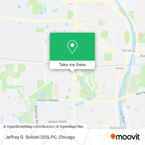 Jeffrey G. Soldati DDS, PC map