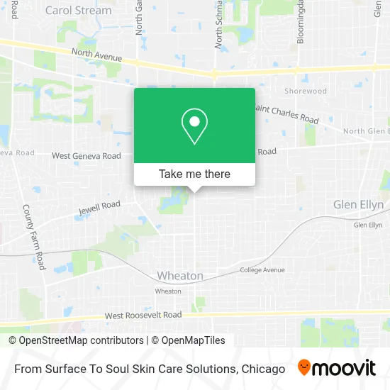 From Surface To Soul Skin Care Solutions map