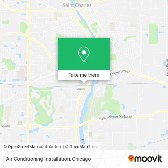 Air Conditioning Installation map