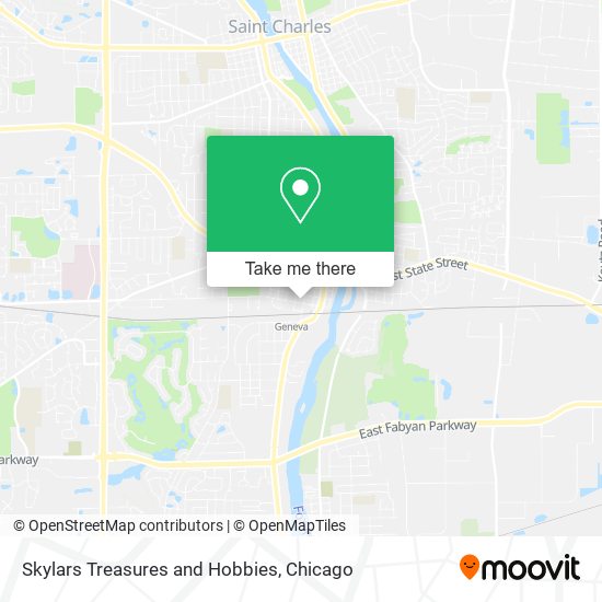 Skylars Treasures and Hobbies map