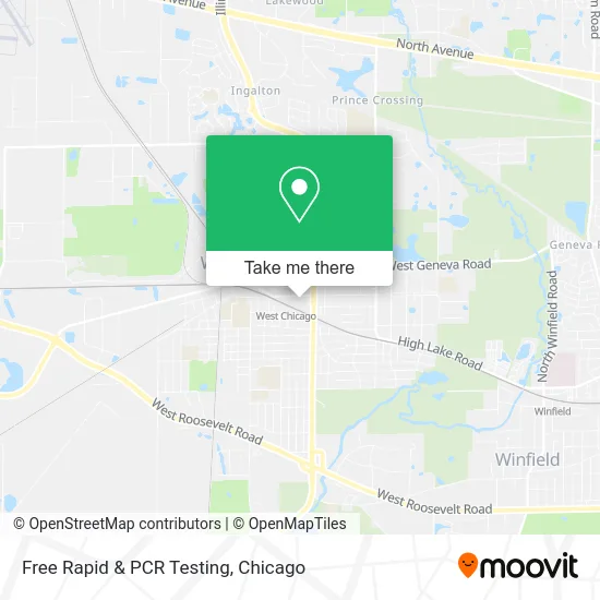 Free Rapid & PCR Testing map