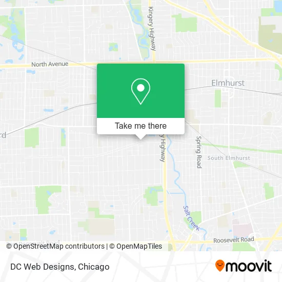 DC Web Designs map