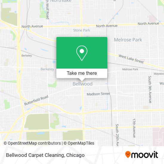 Bellwood Carpet Cleaning map