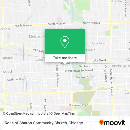 Rose of Sharon Community Church map