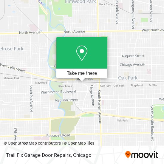 Mapa de Trail Fix Garage Door Repairs