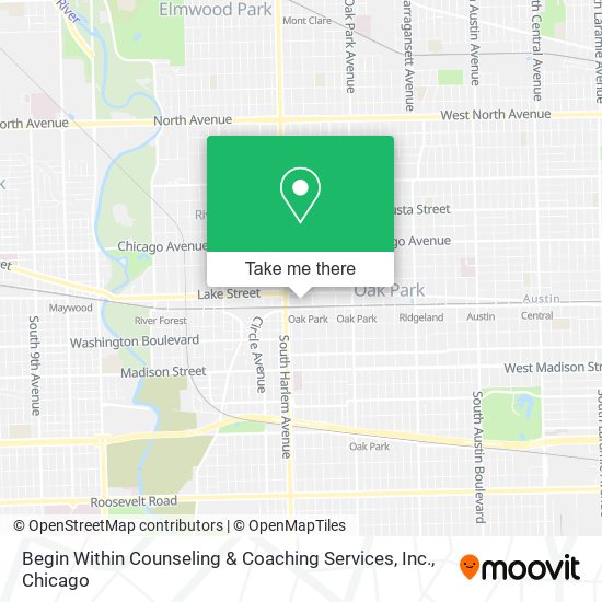 Begin Within Counseling & Coaching Services, Inc. map