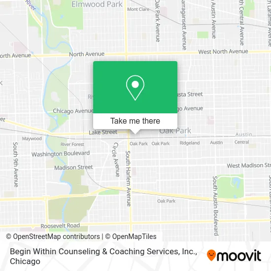 Begin Within Counseling & Coaching Services, Inc. map