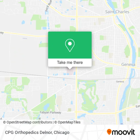 CPG Orthopedics Delnor map