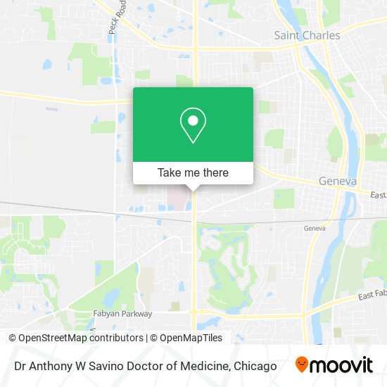 Mapa de Dr Anthony W Savino Doctor of Medicine
