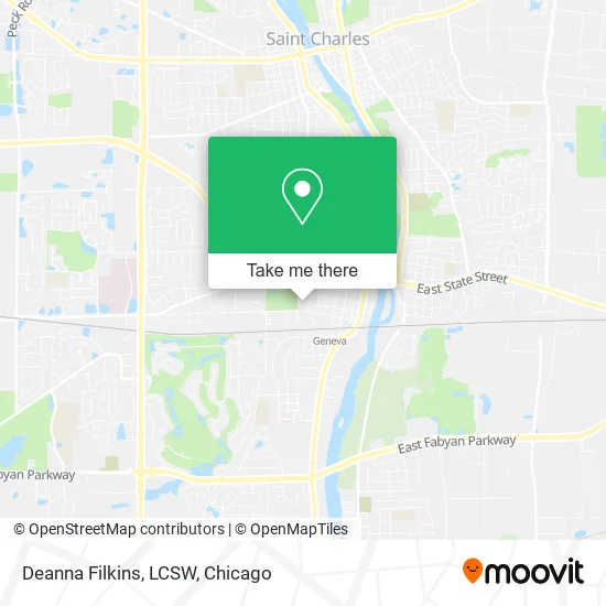 Deanna Filkins, LCSW map