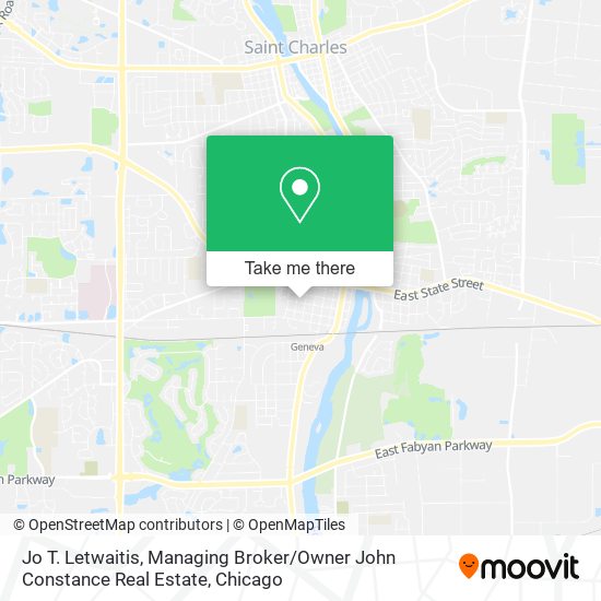 Jo T. Letwaitis, Managing Broker / Owner John Constance Real Estate map