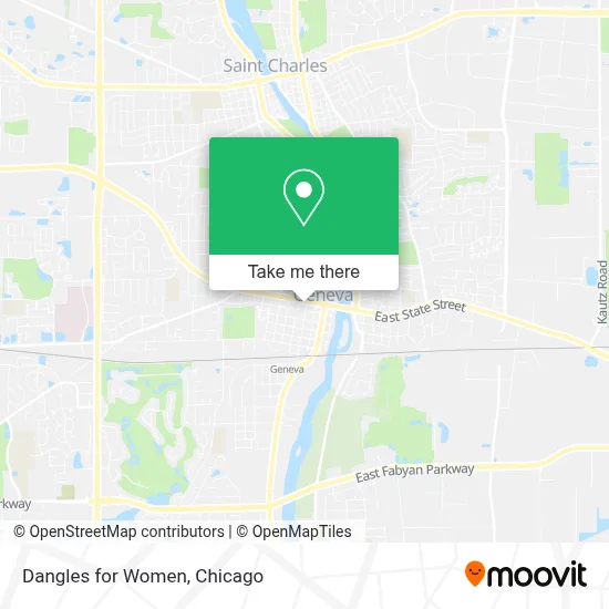 Dangles for Women map