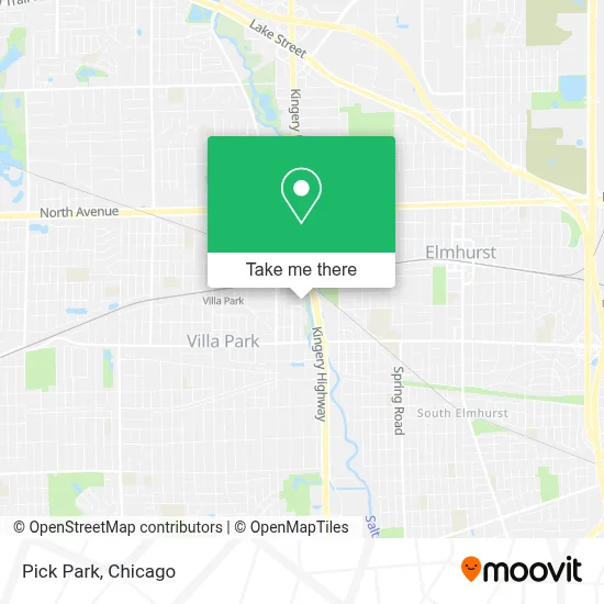 Pick Park map