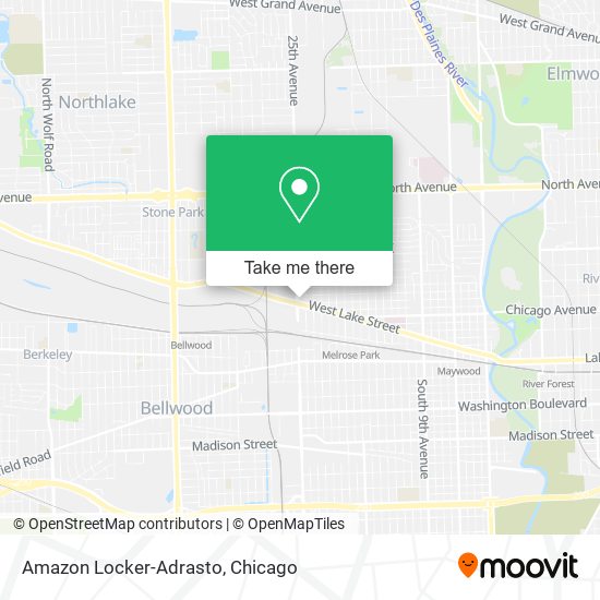 Mapa de Amazon Locker-Adrasto