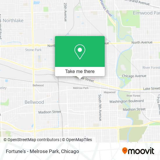 Fortune's - Melrose Park map