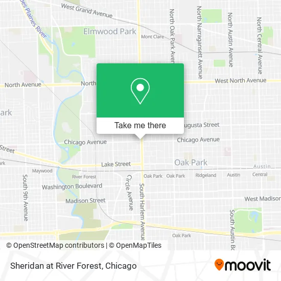 Sheridan at River Forest map