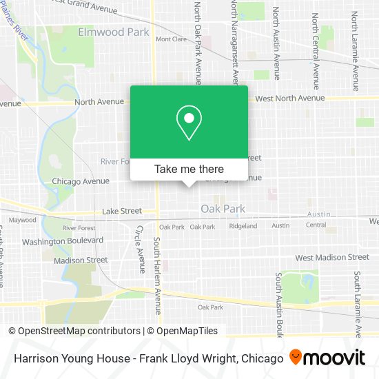 Mapa de Harrison Young House - Frank Lloyd Wright