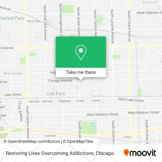 Restoring Lives Overcoming Addictions map