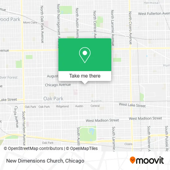 New Dimensions Church map