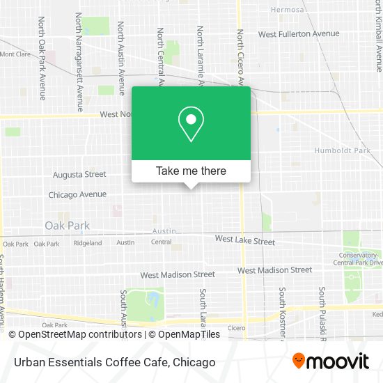 Mapa de Urban Essentials Coffee Cafe