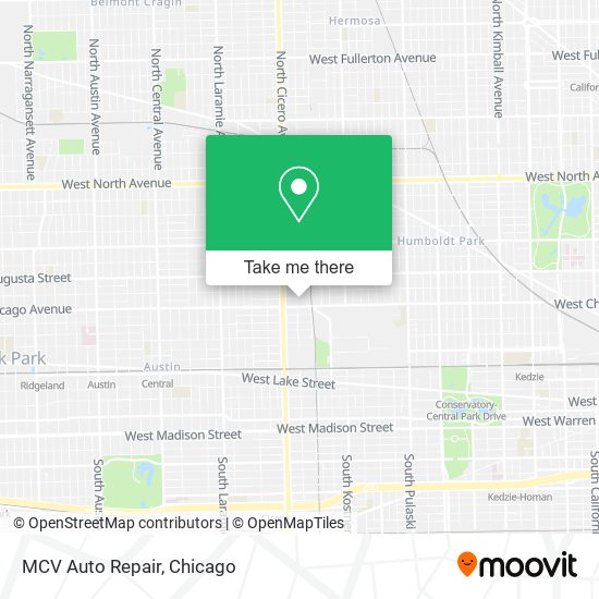 MCV Auto Repair map