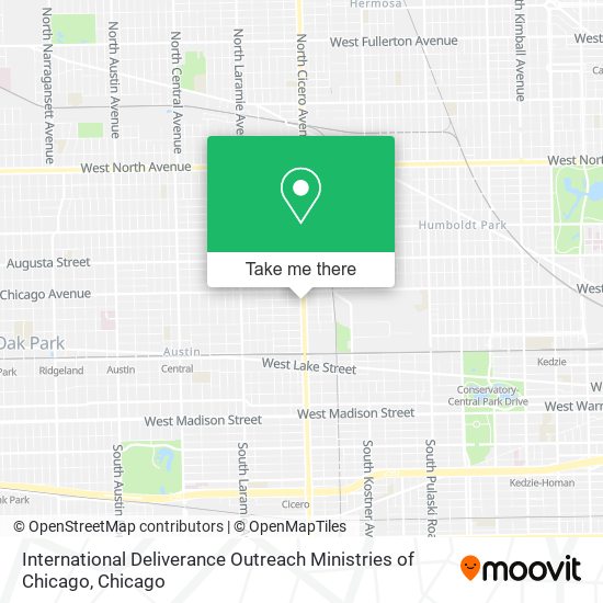 International Deliverance Outreach Ministries of Chicago map