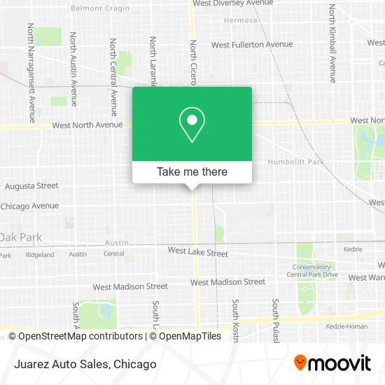 Juarez Auto Sales map