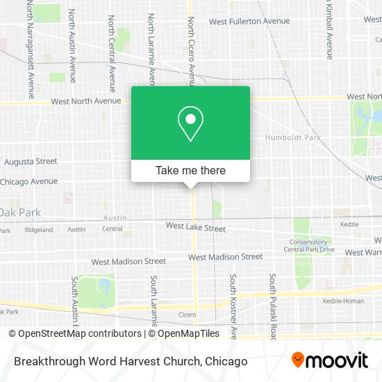 Breakthrough Word Harvest Church map