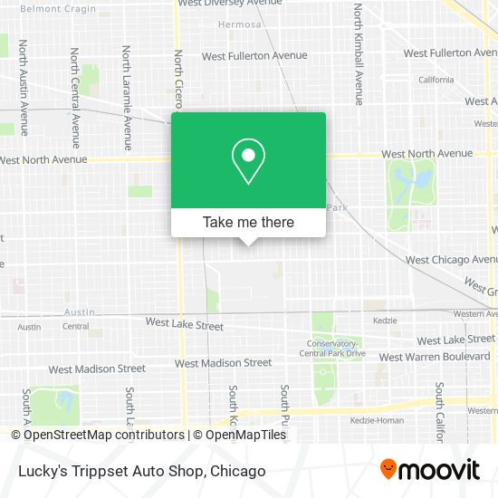 Lucky's Trippset Auto Shop map