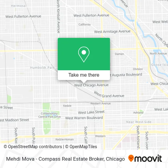 Mehdi Mova - Compass Real Estate Broker map